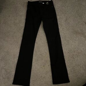 BNWT Abercrombie & Fitch Harper low rise skinny boot cut black jeans